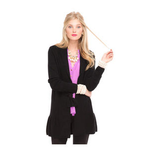 Lilly Pulitzer Madison Cashmere Cardigan in Black
